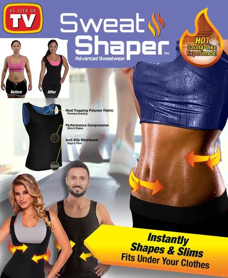 sweat shaper سترة لحرق الدهون للنساء و الرجال