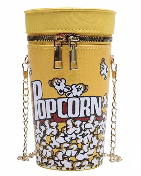 กระเป๋ารูปแบบ แก้ว Popcorn, กาแฟ, ชา zm0004