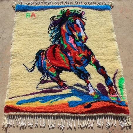 زرابي فنية على الحائط  Tapis Portrait