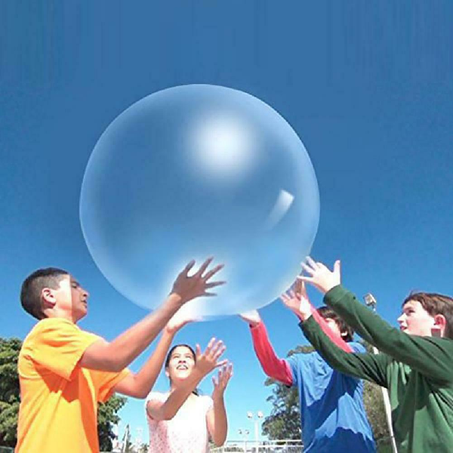Children Outdoor Soft Squishy Air Water Filled Bubble Ball Blow Up Balloon Toy