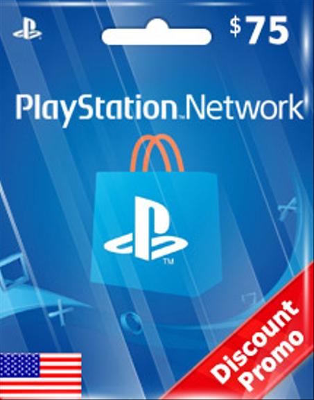 USD75 PSN CARD (US) DISCOUNT PROMO